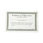 Certificate of Appreciation (Leads)