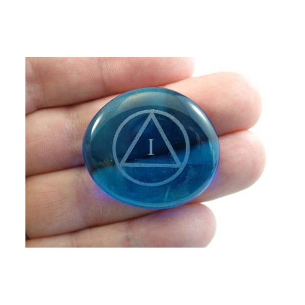 Sobriety Gemstone - Deep Blue