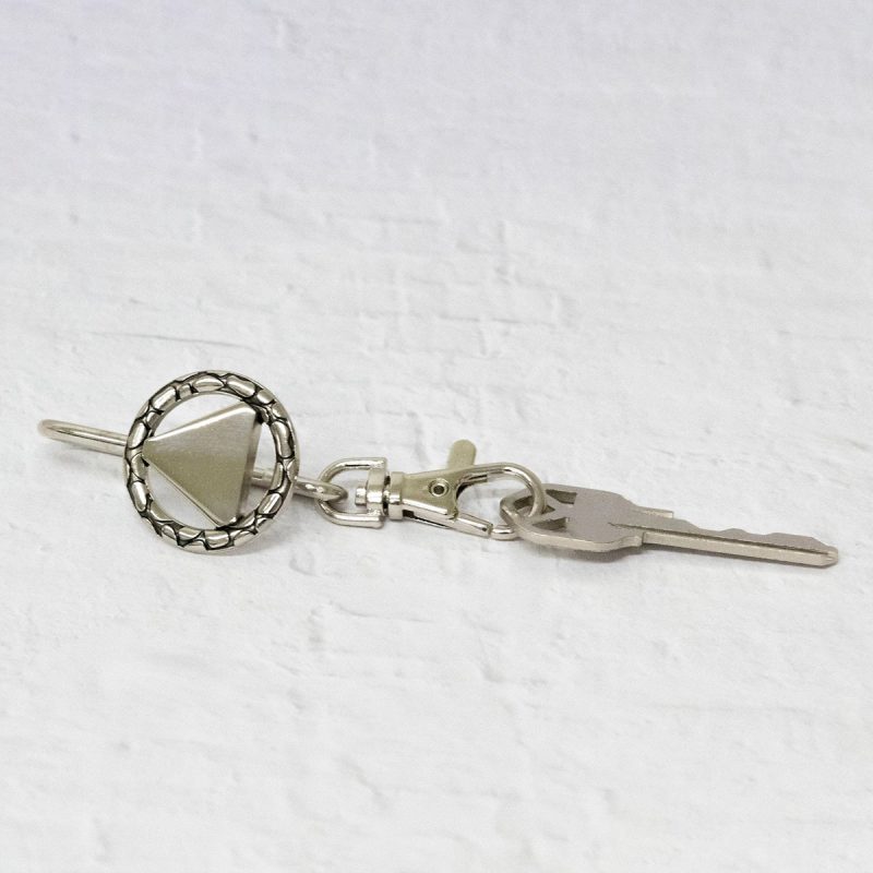 Purse Key Finder Circle Triangle